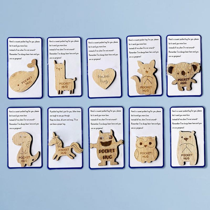 Pocket Hug Wooden Token Gift