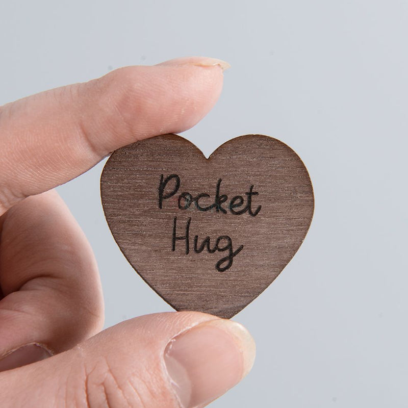 Pocket Hug Wooden Token Gift