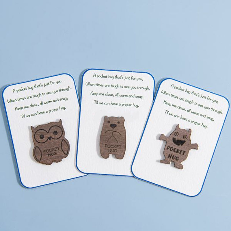 Pocket Hug Wooden Token Gift