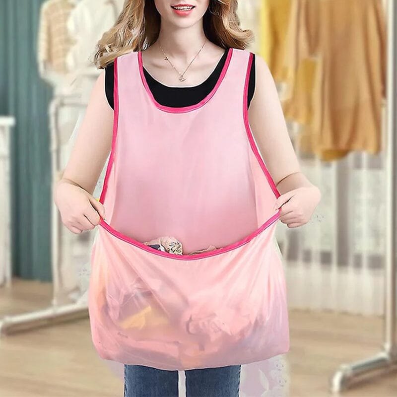 Portable Clothes Drying Apron