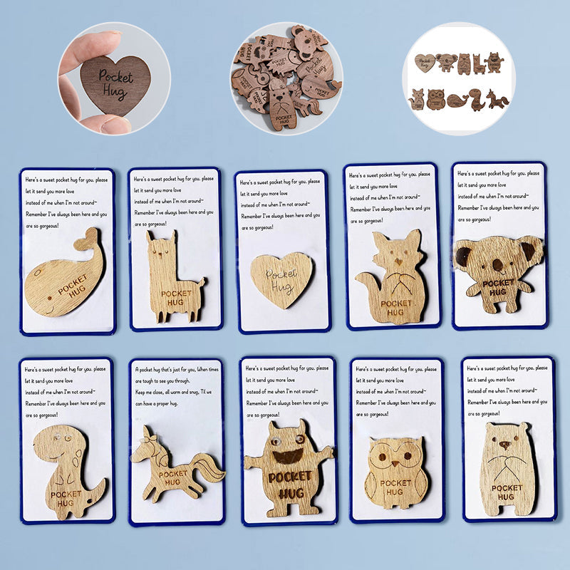 Pocket Hug Wooden Token Gift