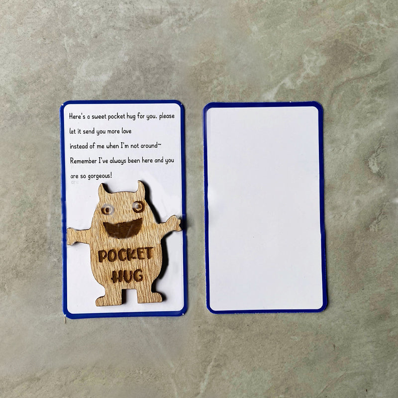 Pocket Hug Wooden Token Gift