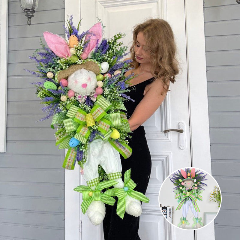 Easter Bunny Colorful Wreath